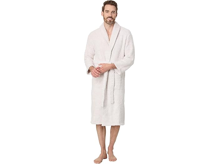 (取寄) ベアフットドリームス コージシック アダルト ローブ Barefoot Dreams Barefoot Dreams CozyChic Adult Robe He Stone-White画像