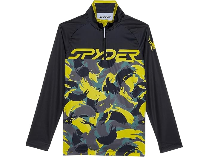 (取寄) スパイダー キッズ ボーイズ カモ 1/2 ジップ トップ (ビッグ キッド) Spyder Kids boys Camo 1/2 Zip Top (Big Kid) Acid Yellow 14,220円