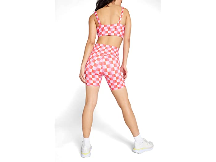 新生活 取寄 ビーチライオット レディース ザッポス プリント ラボ チェック ミー アウト バイク ショーツ Beach Riot Women Zappos Print Lab Check Me Out Bike Shorts Optical Checkers Fucoa Cl