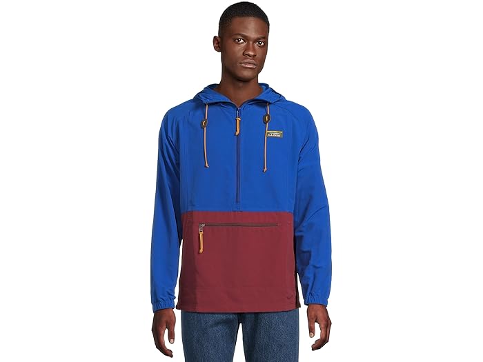 (取寄) エルエルビーン メンズ マウンテン クラシック アノラック カラーブロック レギュラー L.L.Bean men Mountain Classic Anorak Color-Block Regular Regatta Blue/Deep Rosewood