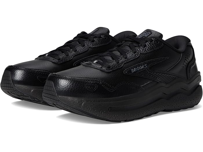 (取寄) ブルックス レディース ゴースト マックス レザー Brooks women Ghost Max Leather Black/Black