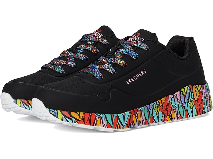 (取寄) スケッチャーズ スニーカー キッズ ガールズ ウノ ライト SKECHERS KIDS girls Uno Lite 314088L Black/Multi