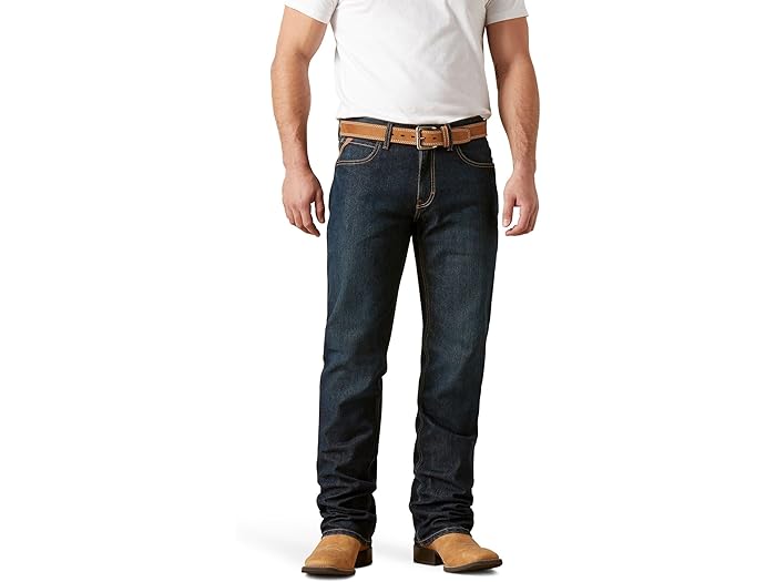 (取寄) アリアット メンズ M4 パフォーマンス プロ リップド ブーツカット ジーンズ イン ブラックストーン Ariat men M4 Performance Pro Ripped Bootcut Jeans in Blackstone Blackstone