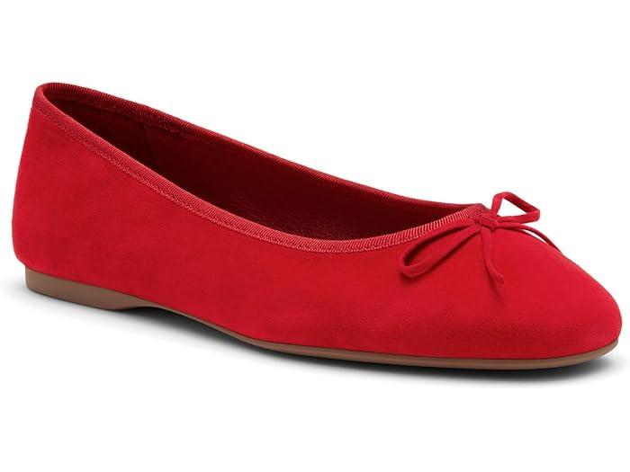 (取寄) バーディーズ レディース ハミングバード スエード フラッツ Birdies women Hummingbird Suede Flat Red