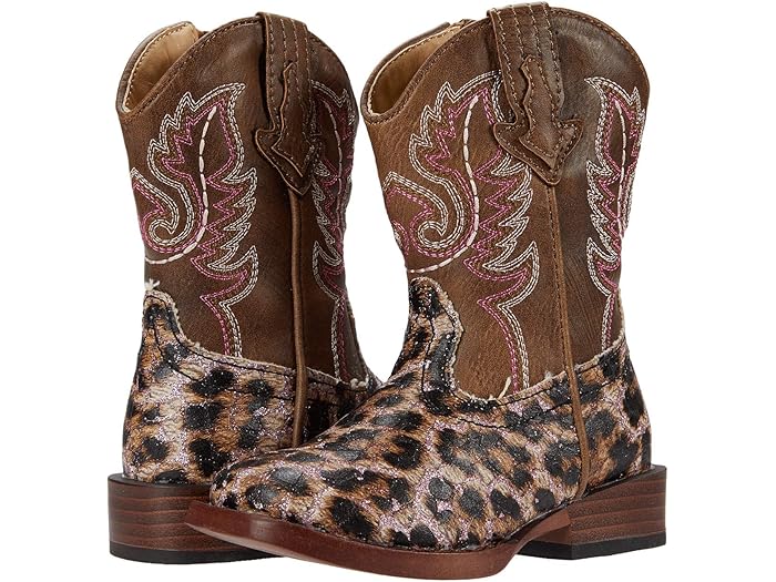 (取寄) ローパー キッズ ガールズ グリッター レオパード (トドラー) Roper Kids girls Glitter Leopard (Toddler) Pink