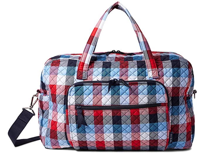 特別送料無料！】 取寄 ヴェラ ブラッドリー コットン ウィークエンダー トラベル バッグ Vera Bradley Cotton Weekender  Travel Bag Patriotic Plaid Recycled whitesforracialequity.org