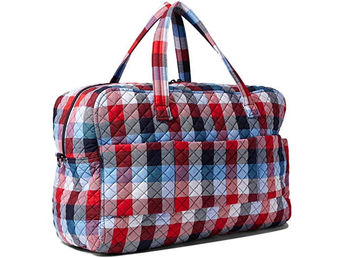 特別送料無料！】 取寄 ヴェラ ブラッドリー コットン ウィークエンダー トラベル バッグ Vera Bradley Cotton Weekender  Travel Bag Patriotic Plaid Recycled whitesforracialequity.org