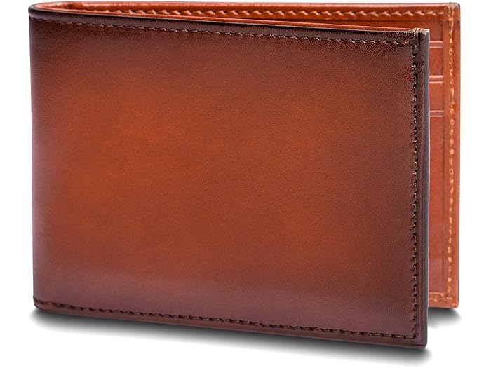 (取寄) ボスカ メンズ ハード スモークド ウィズ バニシング スモール バイフォールド ウォレット Bosca men Hard Smoked with Burnishing Small Bifold Wallet Tan