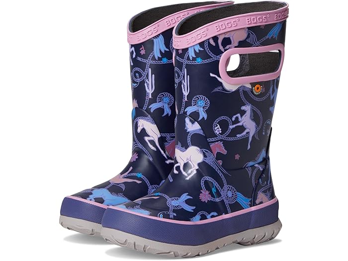 (取寄) ボグス キッズ キッズ レインブーツ ロデオ ホーシズ (トドラー/リトル キッド/ビッグ キッド) Bogs Kids kids Rainboot Rodeo Horses (Toddler/Little Kid/Big Kid) Purple Multi
