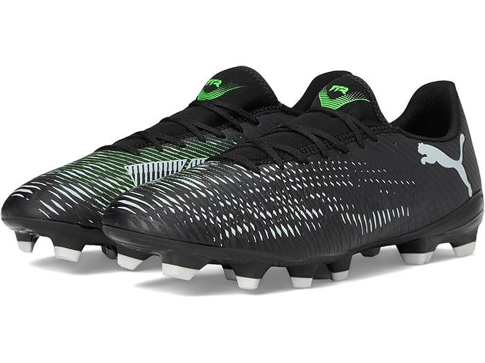 (取寄) プーマ メンズ フューチャー 8 プレイ アーティフィシャル グランド サッカー クリーツ PUMA men Future 8 Play Firm, Artificial Ground Soccer Cleats Puma Black-Cool Light Gray-Fluo Green