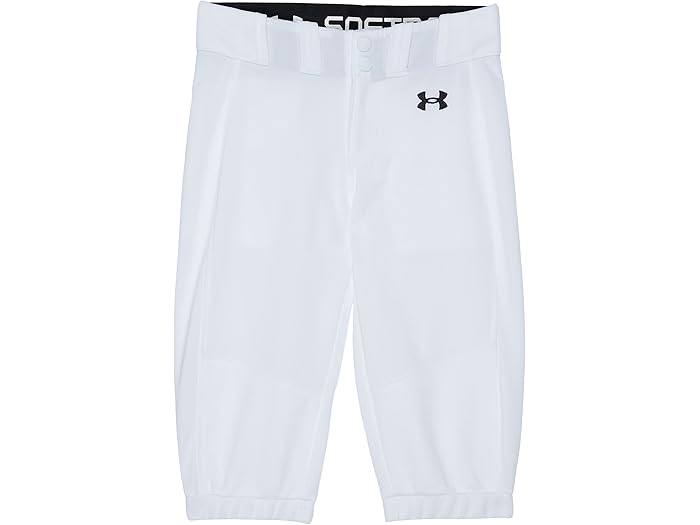 (取寄) アンダーアーマー キッズ ガールズ ユーティリティ ソフトボール パンツ 22 (ビッグ キッズ) Under Armour Kids girls Utility Softball Pants 22 (Big Kids) White/Black