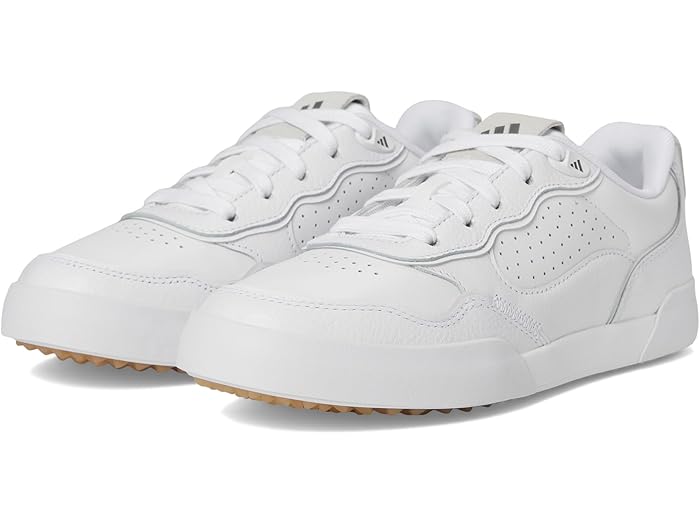 (取寄) アディダス ゴルフ レディース レトロクロス 25 スパイクレス ゴルフ シューズ adidas Golf women Retrocross 25 Spikeless Golf Shoes Footwear White/Grey Six S19/Gum 4