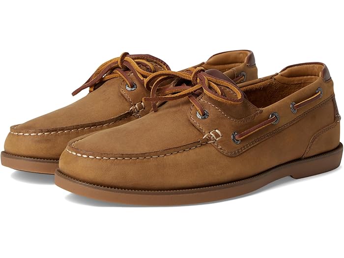 (取寄) ジョンストン&マーフィー メンズ ベンチュラ 2-アイ ボート シューズ Johnston & Murphy men Ventura 2-Eye Boat Shoe Tan Full Grain