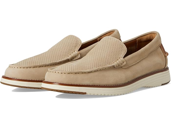 (取寄) ジョンストン&マーフィー メンズ アップトン パーフェド ヴェニーシャン Johnston & Murphy men Upton Perfed Venetian Taupe Nubuck