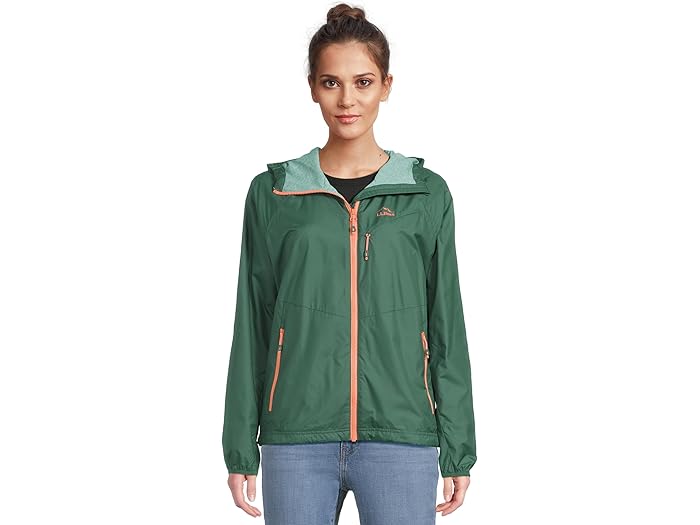 (取寄) エルエルビーン レディース ビーンズ パフォーマンス フリースラインド ウィンドブレーカー L.L.Bean women Bean's Performance Fleece-Lined Windbreaker Deep Green