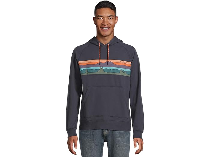 (取寄) エルエルビーン メンズ ビーンズ キャンプ パーカー L.L.Bean men Bean's Camp Hoodie Navy Night Colorbars