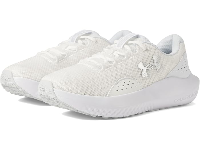 (取寄) アンダーアーマー レディース チャージド サージ 4 Under Armour women Charged Surge 4 White/Distant Gray/Metallic Silver
