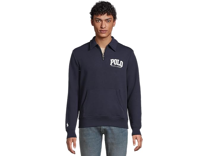 オールド ラルフローレン クルーネックスウェット L ワッペン 紺 灰色デカロゴ POLO RALPH LAUREN ポロ ラルフローレン クルーネック