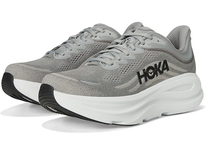 (取寄) ホカオネオネ メンズ ボンダイ 9 Hoka men Bondi 9 Galactic Grey/Stellar Grey