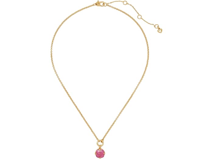 (取寄) ケイトスペード レディース 10mm スペード フラワー ペンダント Kate Spade New York women 10mm spade flower pendant Fuchsia