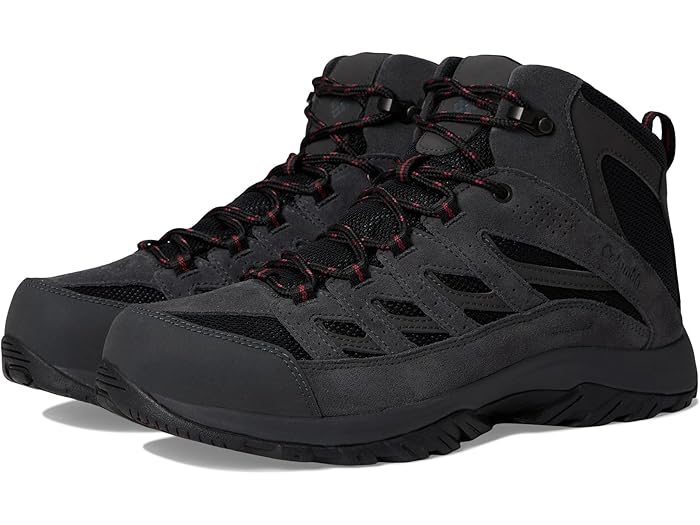(取寄) コロンビア メンズ クレストウッド ミッド ウォータープルーフ Columbia men Crestwood Mid Waterproof Black/Charcoal
