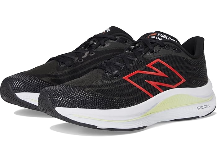 (取寄) ニューバランス スニーカー メンズ フューエルセル ウォーカー エリート v1 New Balance men FuelCell Walker Elite V1 Black/Neo Flame/Limelight