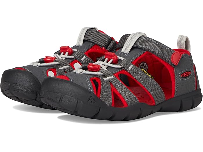 (取寄) キーン キッズ ボーイズ シーキャンプ リ シーエヌエックス (リトル キッド/ビッグ キッド) KEEN Kids boys Seacamp II CNX (Little Kid/Big Kid) Magnet/Red Carpet