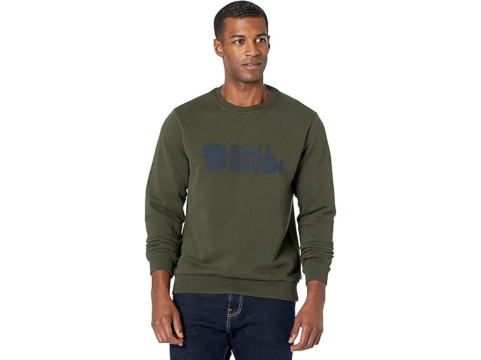 (取寄) フェールラーベン メンズ ロゴ セーター Fjllrven men Fjallraven Fjallraven Logo Sweater Deep Forest