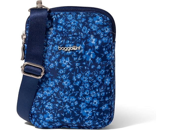 (取寄) バッガリーニ レディース モダン テイク トゥー Rfid クロスボディ Baggallini women Modern Take Two RFID Crossbody Navy Petal