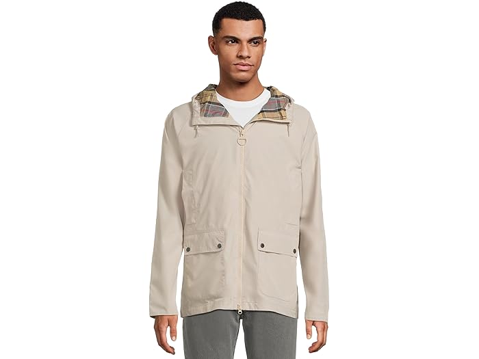(取寄) バブアー メンズ フーデット ドムス ウォータープルーフ ジャケット Barbour men Hooded Domus Waterproof Jacket Mist/Dress Tartan