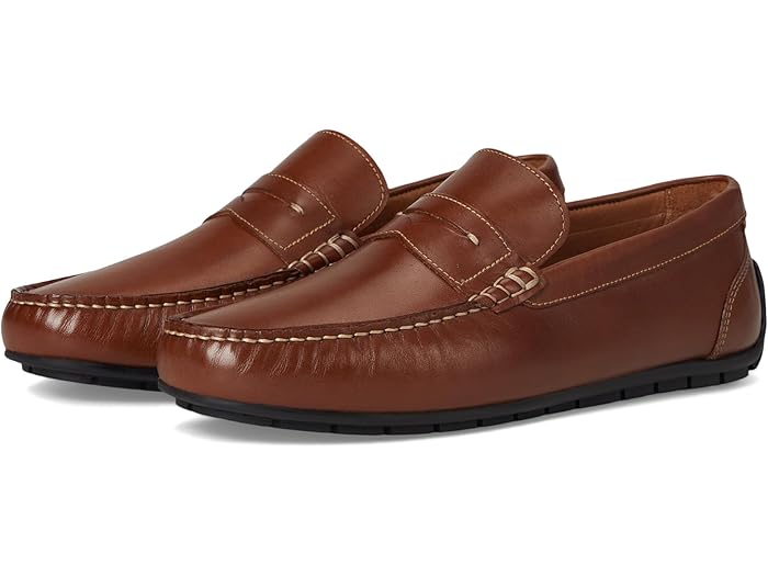 (取寄) ジョンストン&マーフィー メンズ ベック ペニー Johnston & Murphy men Beck Penny Tan Full Grain画像