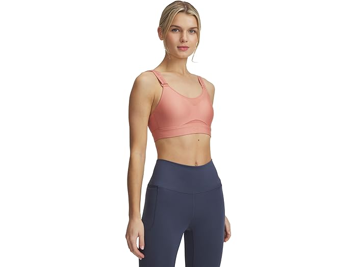 (取寄) アンダーアーマー レディース インフィニティ ハイ インパクト スポーツ ブラ Under Armour women Infinity High Impact Sports Bra Canyon Pink/Canyon Pink