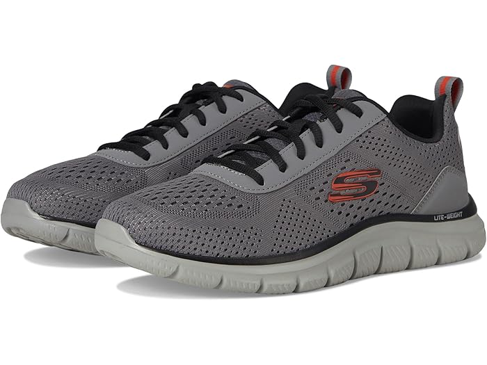 (取寄) スケッチャーズ スニーカー メンズ トラック SKECHERS men Track Leshur Charcoal/Orange 15,458円