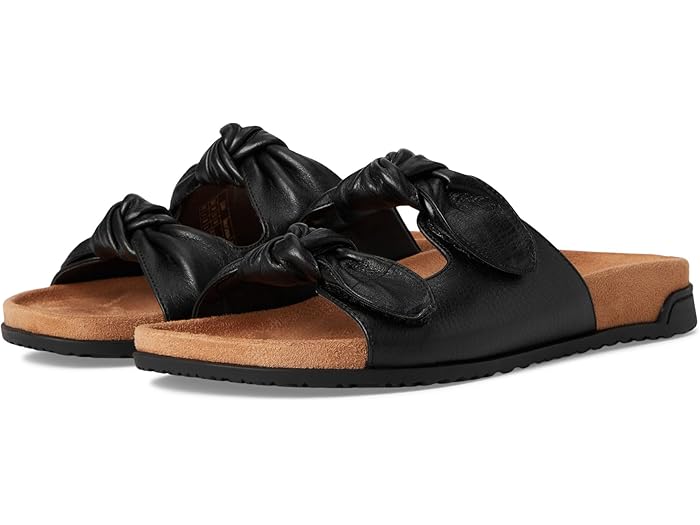 (取寄) バイオニック サンダル レディース エララ スリングバック サンダル シューズ 靴 VIONIC women Elara Slingback Sandals Black Leather