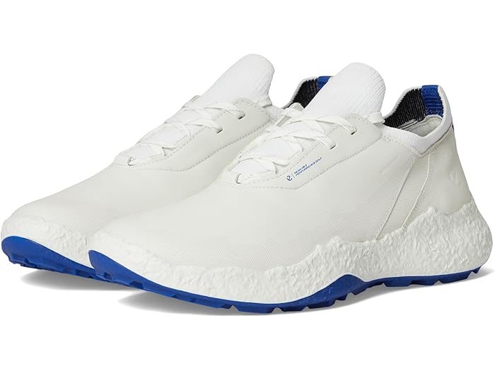 (取寄) エコー ゴルフ メンズ バイオム ハイブリット 5 レース ウォータープルーフ ゴルフ シューズ ECCO Golf men BIOM Hybrid 5 Lace Waterproof Golf Shoe White/Virtual