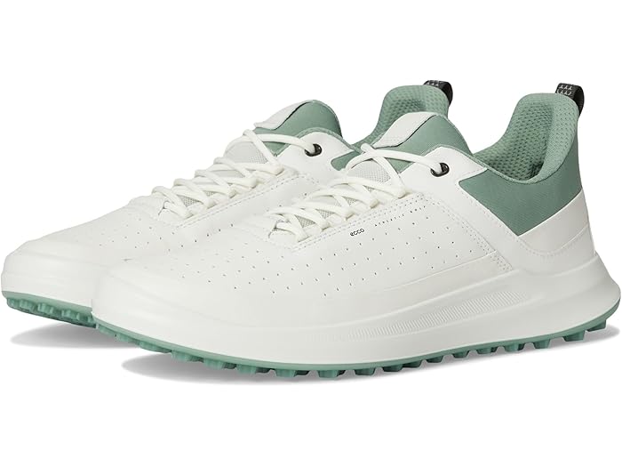 (取寄) エコー ゴルフ メンズ コア レース ウォータープルーフ ゴルフ シューズ ECCO Golf men Core Lace Waterproof Golf Shoe White/Sedum Green 34,957円