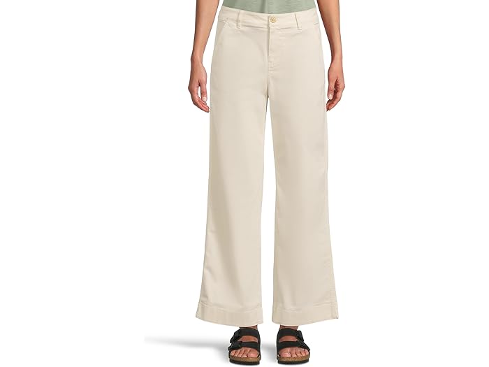 (取寄) エルエルビーン レディース コンフォート ストレッチ チノ ミッドライズ ワイド-レッグ パンツ L.L.Bean women Comfort Stretch Chino Mid-Rise Wide-Leg Pants Heritage Stone