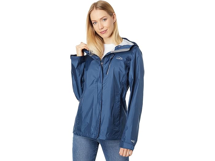 (取寄) エルエルビーン レディース トレイル モデル レイン ジャケット L.L.Bean women Trail Model Rain Jacket Nautical Navy