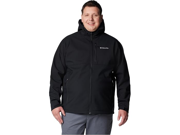 (取寄) コロンビア メンズ ビッグ アンド トール アセンダー リ フーデット ソフトシェル ジャケット Columbia men Big & Tall Ascender II Hooded Softshell Jacket Black