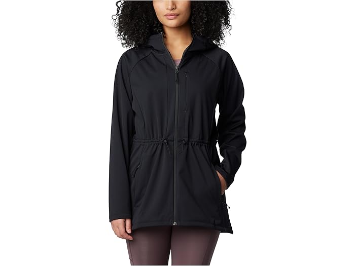 (取寄) コロンビア レディース フローラ パーク リ ソフトシェル ジャケット Columbia women Flora Park II Softshell Jacket Black 24,090円