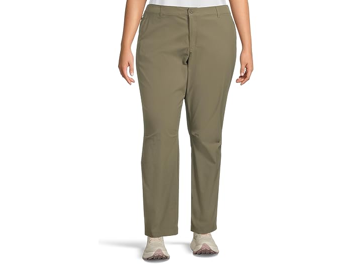 (取寄) コロンビア レディース プラス サイズ レスリー フォールズ パンツ リ Columbia women Plus Size Leslie Falls Pants II Stone Green