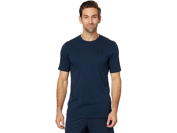 (取寄) アンダーアーマー メンズ スポーツスタイル レフト チェスト ショート スリーブ Under Armour men Sportstyle Left Chest Short Sleeve Academy/Black