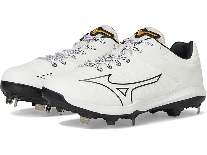 (取寄) ミズノ レディース プロ FP ロー メタル Mizuno women Pro Fp Low Metal White-Black