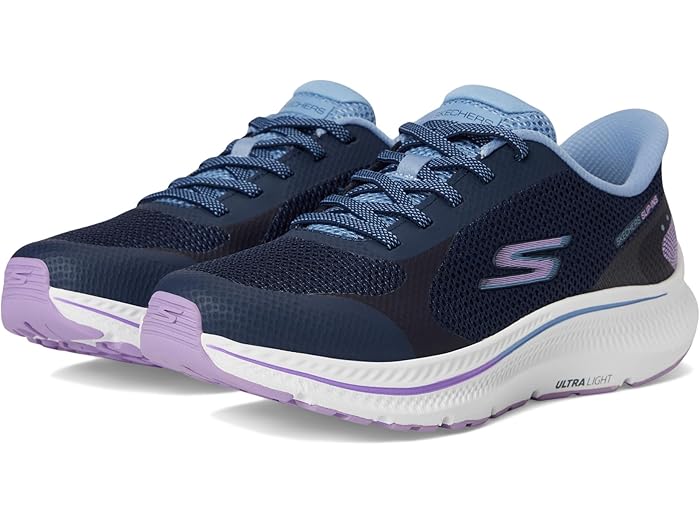 (取寄) スケッチャーズ スニーカー レディース ゴー ラン コンシステント 2.0 キャプティバ ハンズフリー スリップインズ SKECHERS women Go Run Consistent 2.0 Captiva Hands Free Slip-Ins Navy/Lavender