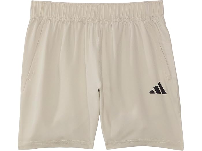 (取寄) アディダス キッズ ボーイズ エッセンシャル スモール ロゴ ウーブン ショーツ (ビッグ キッズ) adidas Kids boys Essentials Small Logo Woven Shorts (Big Kids) Wonder Alumina