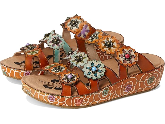 (取寄) ラルティストバイスプリングステップ レディース L'Artiste by Spring Step women Cuddlecake Camel Multi