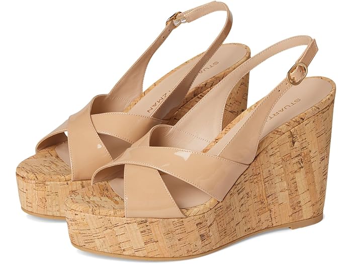 (取寄) スチュアート ワイツマン レディース デイナ スリングバック ウェッジ Stuart Weitzman women Dayna Slingback Wedge Adobe