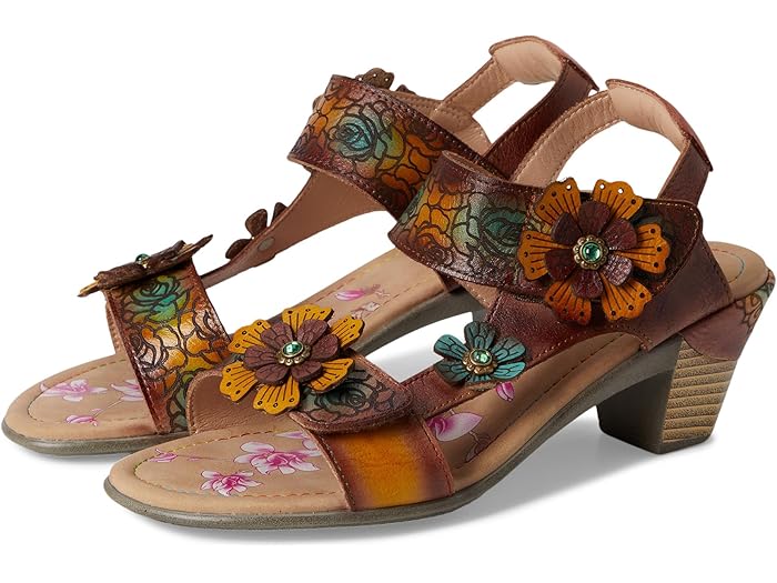 (取寄) ラルティストバイスプリングステップ レディース L'Artiste by Spring Step women Salira Brown Multi
