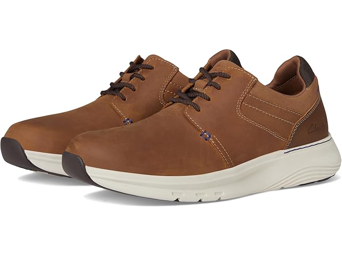 (取寄) クラークス 靴 メンズ モーション トレック プレーン トゥ Clarks men Motion Trek Plain Toe Dark Tan Leather
