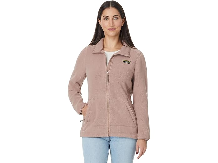(取寄) エルエルビーン レディース マウンテン クラシック フリース ジャケット L.L.Bean women Mountain Classic Fleece Jacket Mauve Taupe